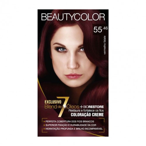 Tintura Beauty Color 55.46 Vermelho Fatale