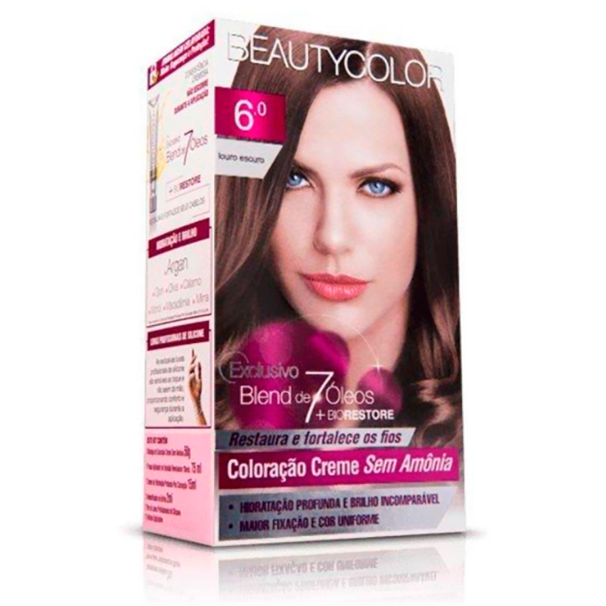 Tintura Beauty Color Tonalizante 6.0 Louro Escuro