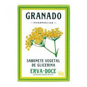 Sabonete Granado Glicerina erva-doce, barra, 1 unidade com 90g