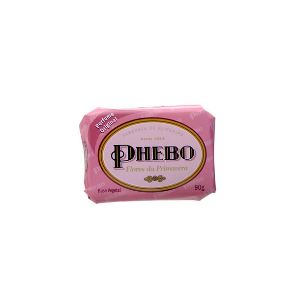 Sabonete De Glicerina Phebo Flores Da Primavera Barra 90g