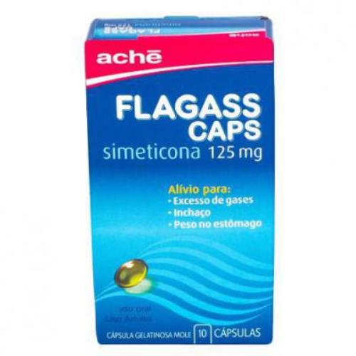 Flagass 125mg com 10 Cápsulas