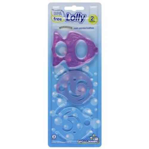 Mordedor Infantil Lolly Peixe com Penduricalhos