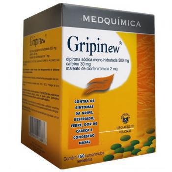 Gripinew 250mg + 30mg + 250mg + 2mg 150 comprimidos