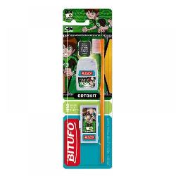 KIT BITUFO BEN10 ORTHO ESCOVA DENTAL+FIO DENTAL