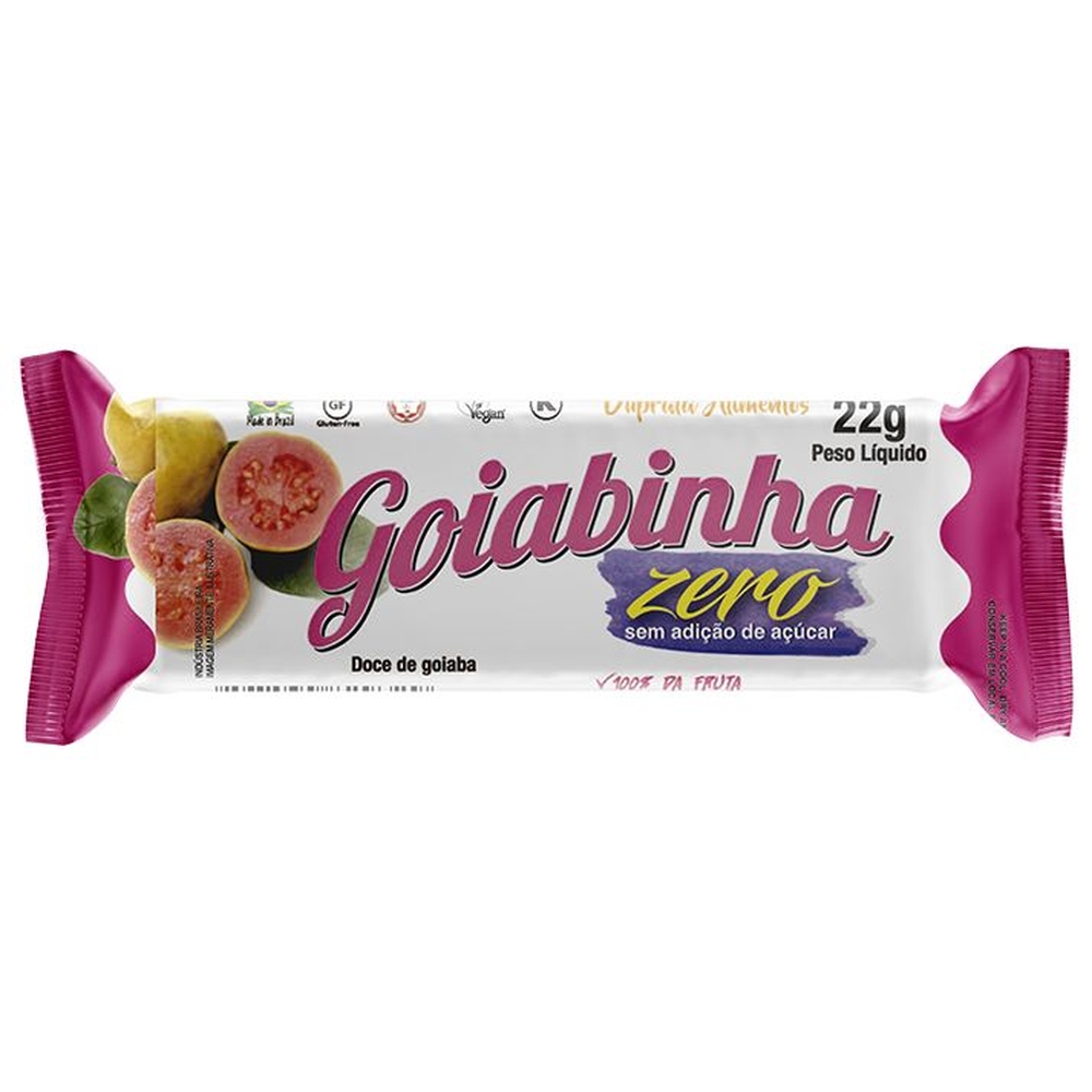 DOCE DE GOIABINHA DUPRATA SEM ACUCAR 22GR