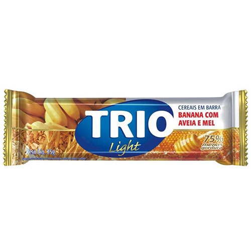 Barra Cereal Trio Light Banana / Aveia e Mel 25g