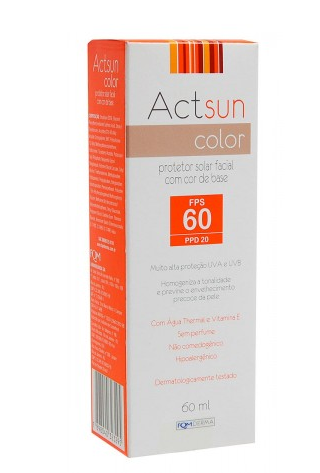 ACTSUN 60 FACIAL COLOR 60ML