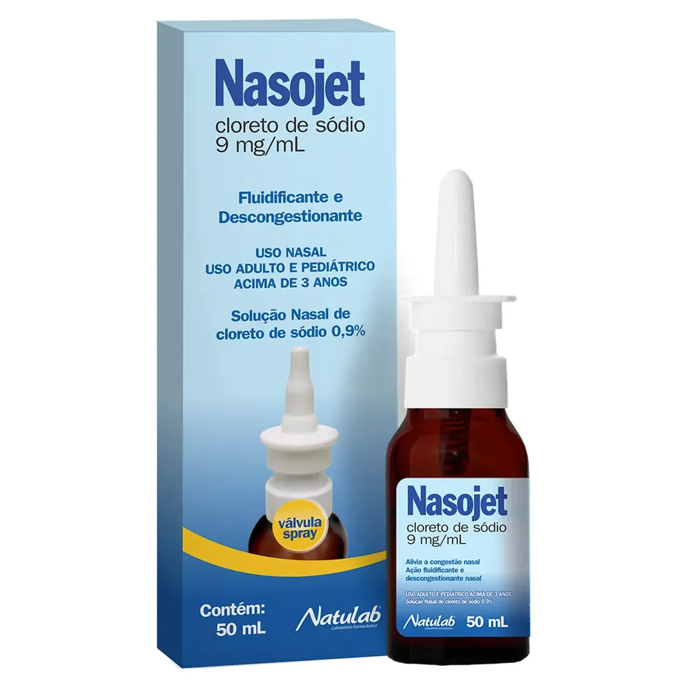 Nasojet 9mg solucao nasal 50ml