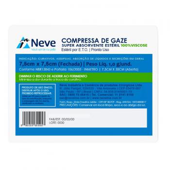 COMPRESSA DE GAZE VISCOSE C/10 NEVE