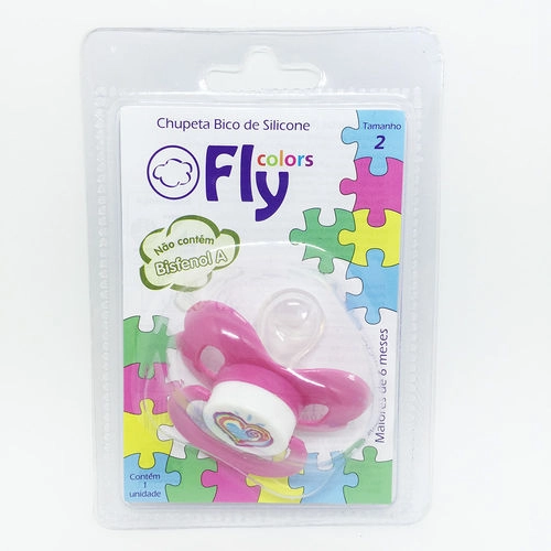 Chupeta Fly 130 Borboleta Ortodôntica Silicone