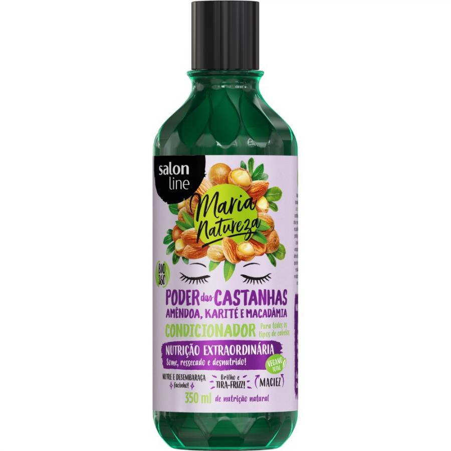 SALON LINE MANIA NATUREZA CASTANHAS COND 350ML