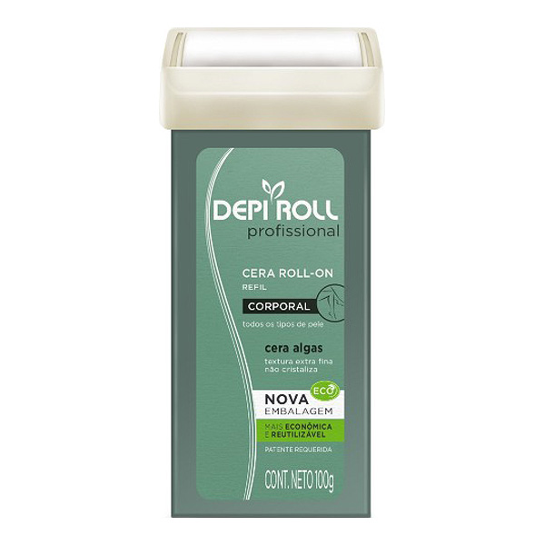 DEPILATORIO D.ROLL REFIL VERDE 100ML