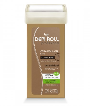 Depilador Depi Roll Profissional Corporal Roll-on Refil 100g