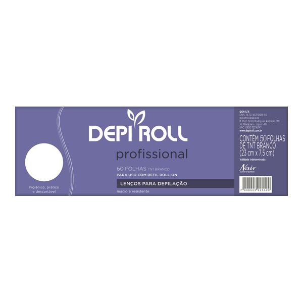 DEPILATORIO DEPI ROLL LENCOS 50 FLS - BRANCO