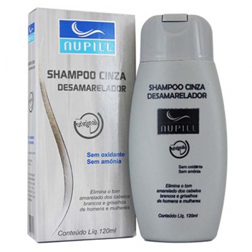 Shampoo Nupill Cinza Desmarelador  120ml