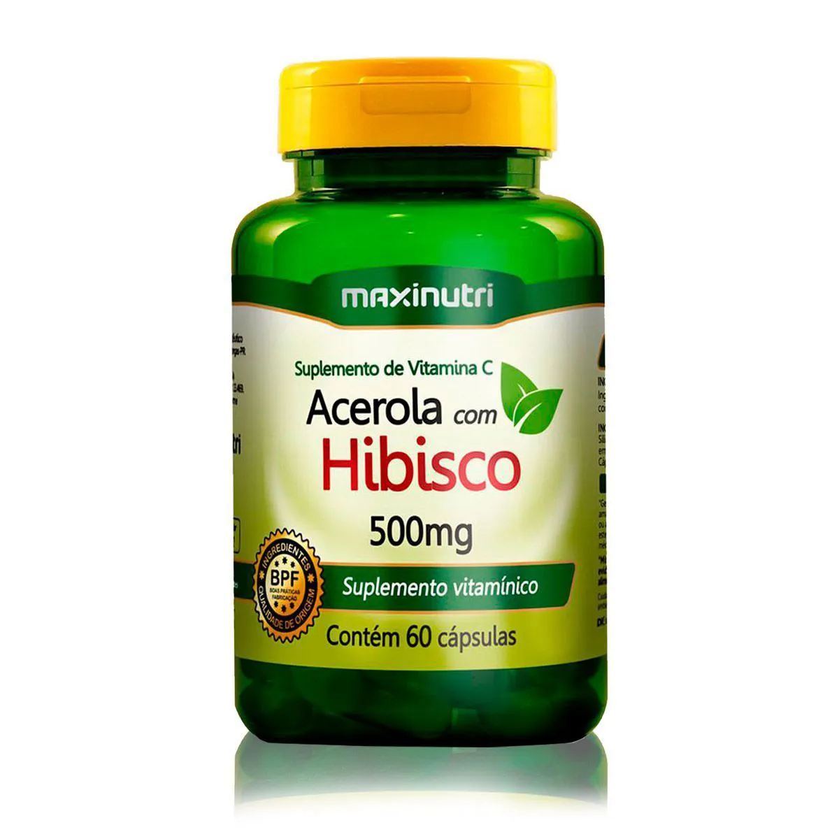 CHA HIBISCO 500MG 60 CAPSULAS