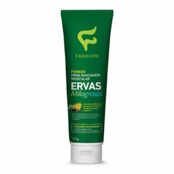 Pomada Para Massagem Muscular Ervas Milagrosas Fashion 150g