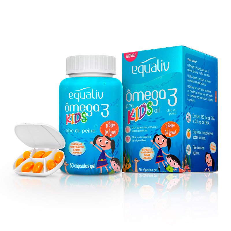 Ômega 3 Kids Equaliv 60 Cápsulas