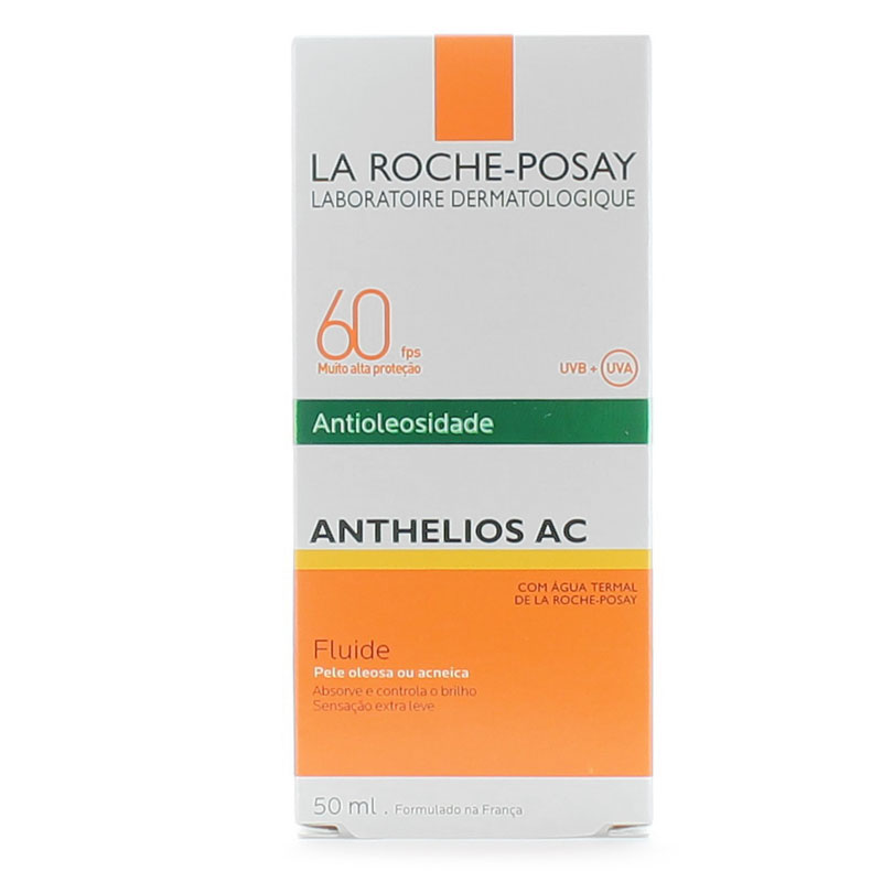 Protetor Solar Anthelios Ac Fluide Fps60 La Roche Posay 50ml