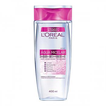 Agua Micelar L'Oreal Paris 5 em 1 - 400mL